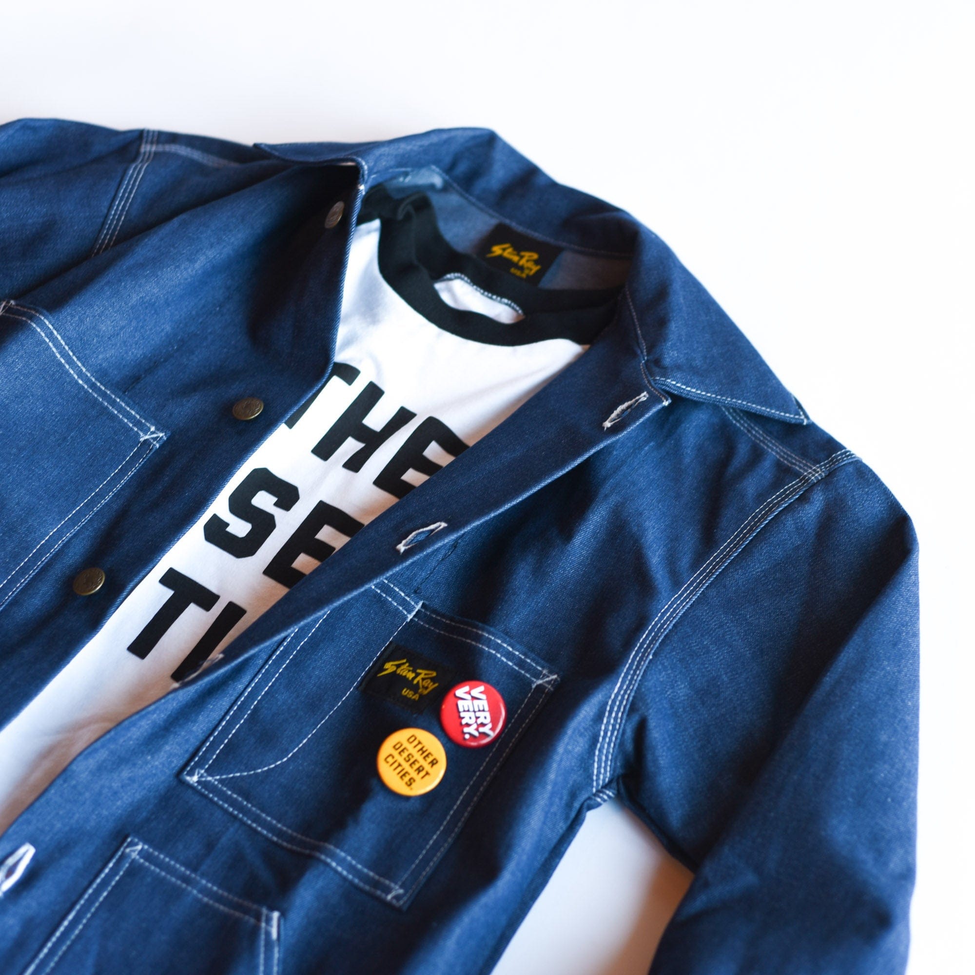 VERY VERY Stan Ray Shop Jacket | Indigo Denim available in Joshua Tree at JT Trading Post