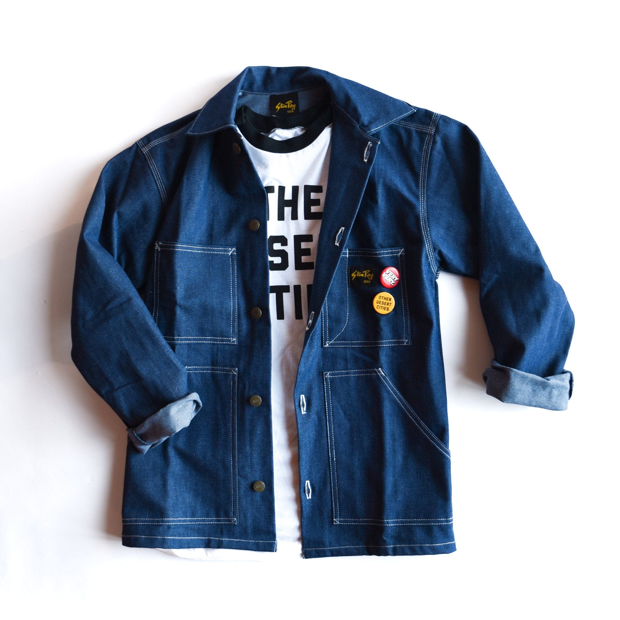 VERY VERY Stan Ray Shop Jacket | Indigo Denim available in Joshua Tree at JT Trading Post