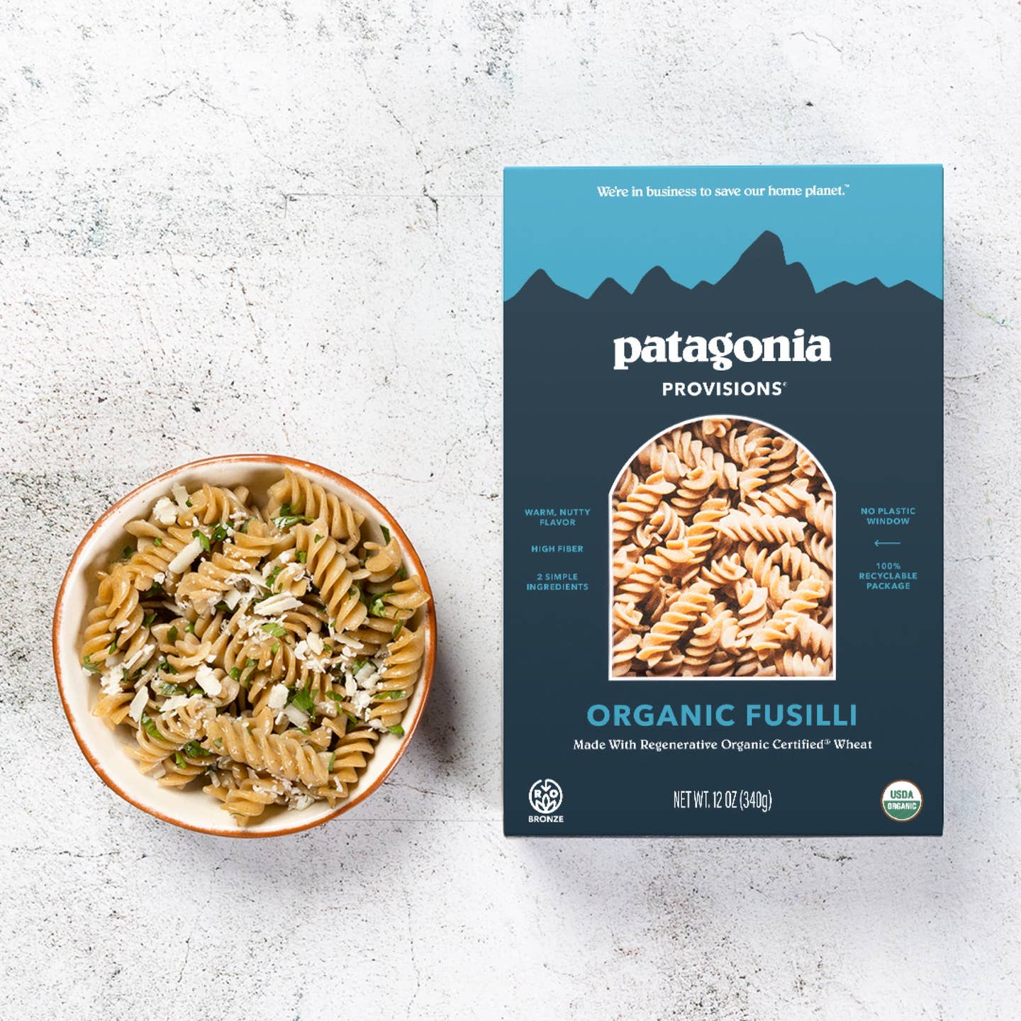 JTTP Eats Organic Fusilli Pasta