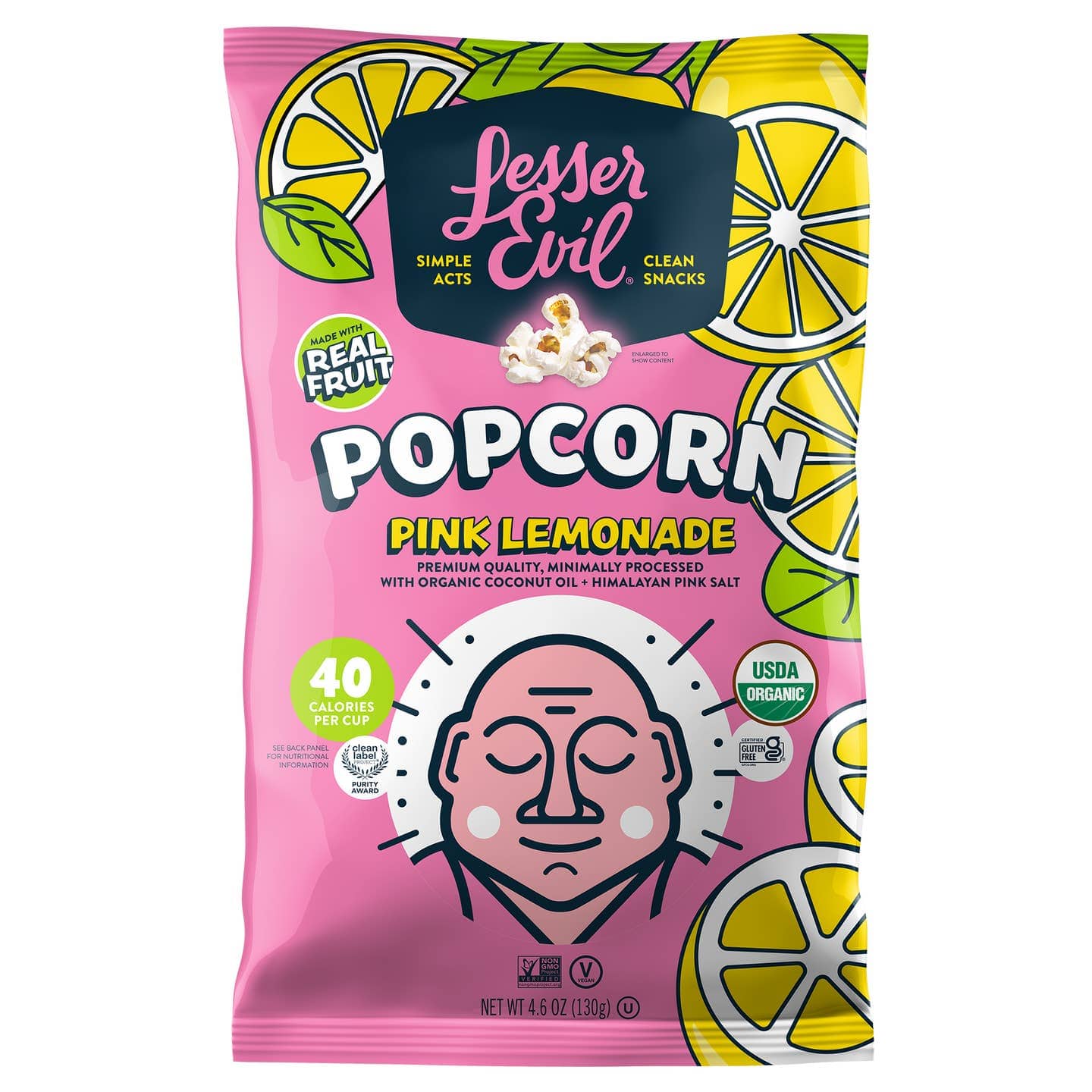 JTTP Eats Organic Popcorn, Pink Lemonade