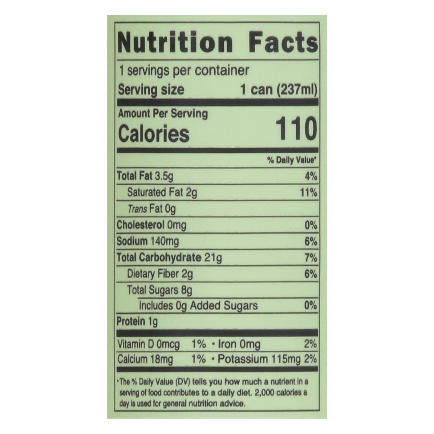 JTTP Eats Pop & Bottle - Grn/Tea Matcha Latte