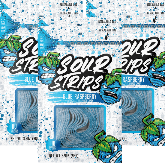 JTTP Eats Sour Strips - Blue Raspberry