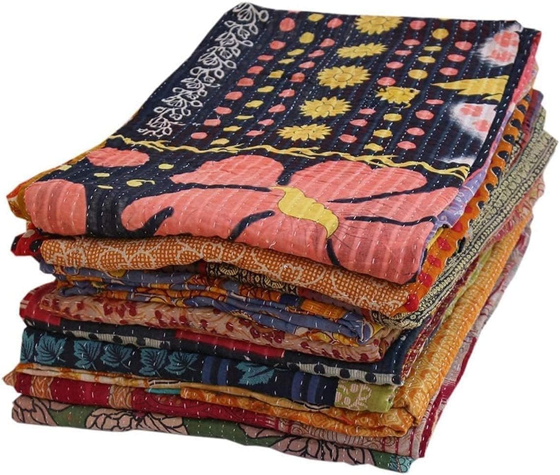 JTTP Home Indian Kantha Throw