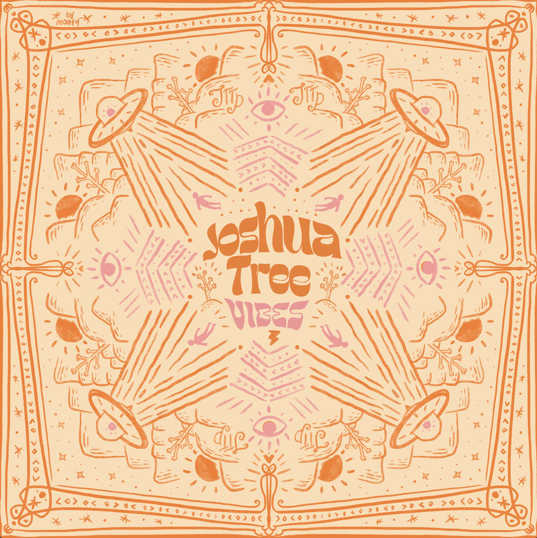 JTTP Originals Joshua Tree Vibes Bandana available in Joshua Tree at JT Trading Post