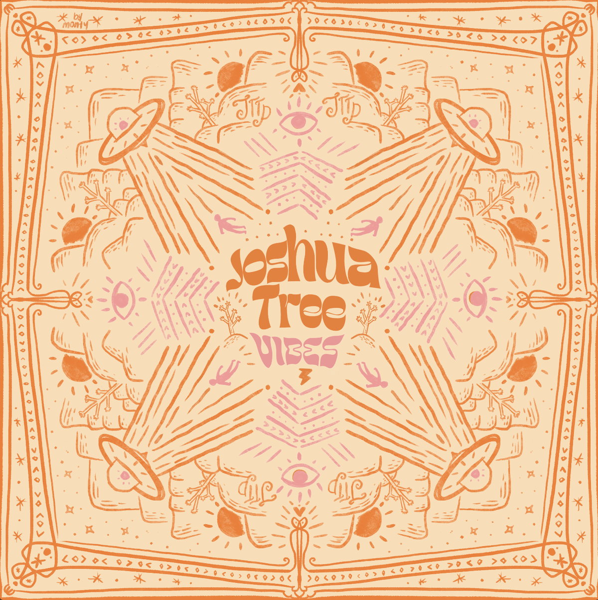 JTTP Originals Joshua Tree Vibes Bandana available in Joshua Tree at JT Trading Post