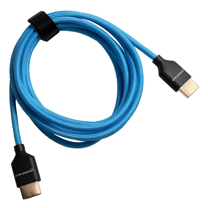 JTTP Products 7ft HDMI 2.0 braided blue cable