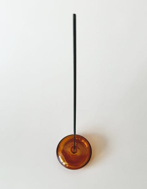 JTTP Products Amber Glass Bubble Incense Holder