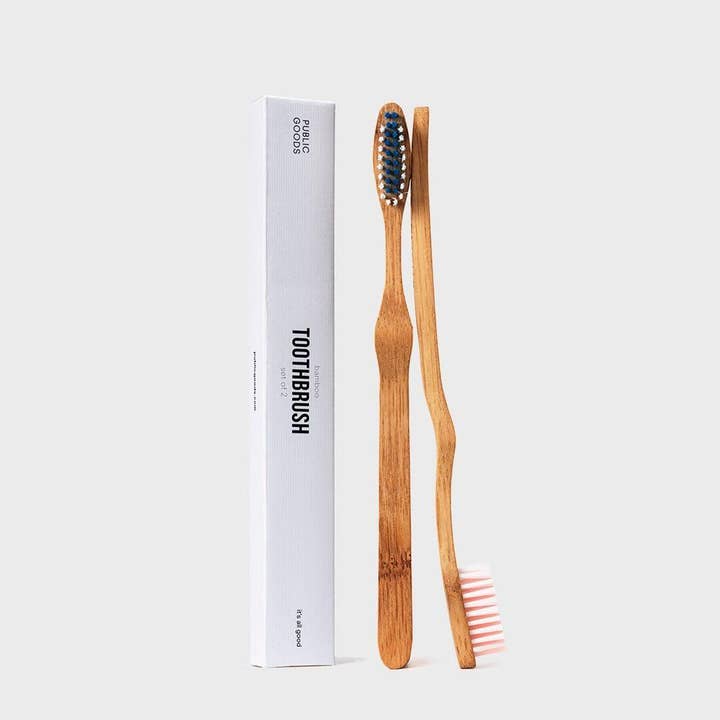 JTTP Products Bamboo Toothbrush 2 Ct