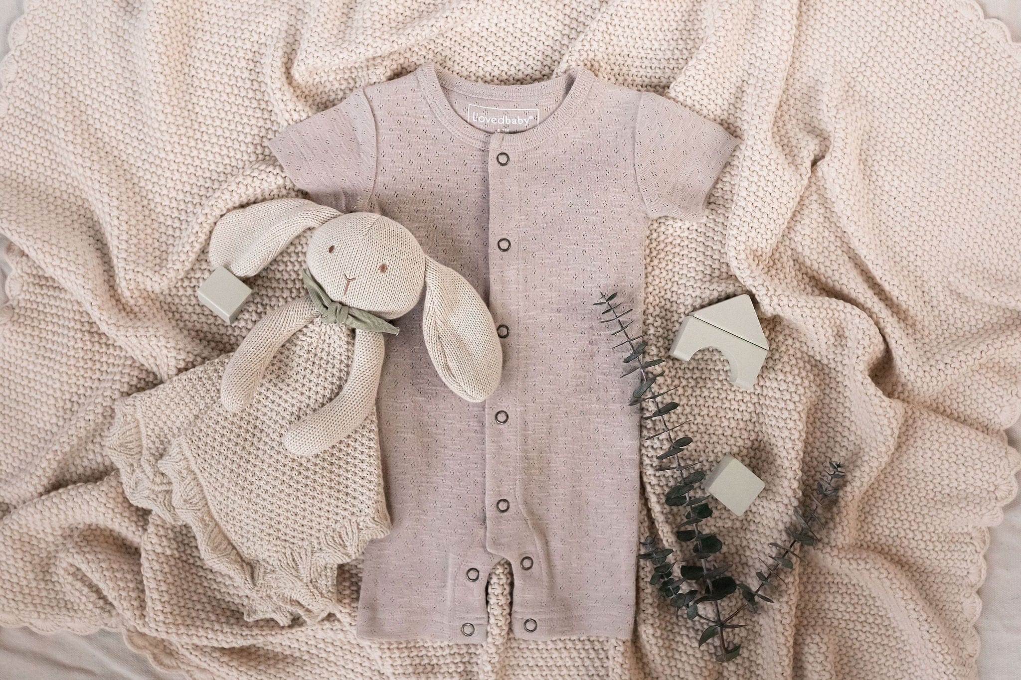 JTTP Products Organic Pointelle S-Sleeve Romper available in Joshua Tree at JT Trading Post