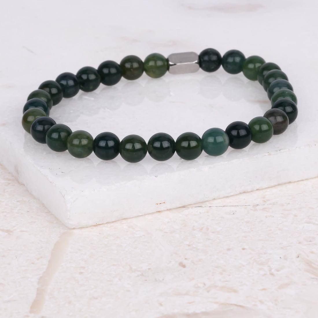 JTTP Products Earth Stone Bracelet: Emerald available in Joshua Tree at JT Trading Post