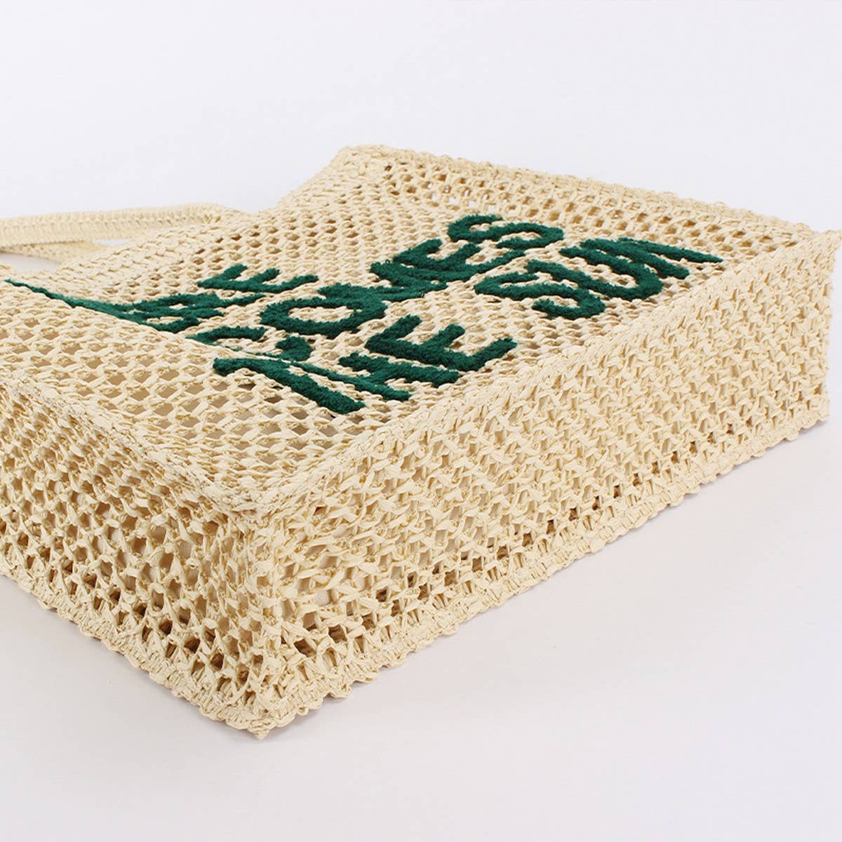 JTTP Products Here Comes The Sun Straw Bag