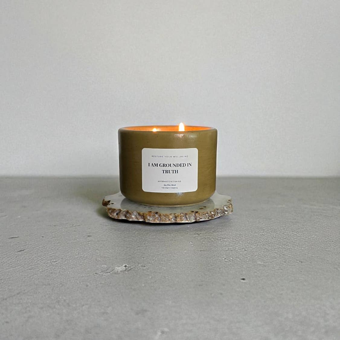 JTTP Products I Am Grounded in Truth Affirmation Candle