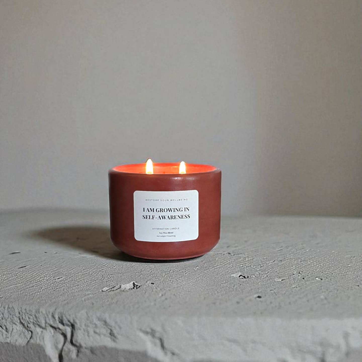 JTTP Products I Am Growing in Self Awareness Affirmation Candle