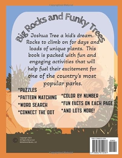 JTTP Products Joshua Tree National Park Activity Book: Activity Book available in Joshua Tree at JT Trading Post