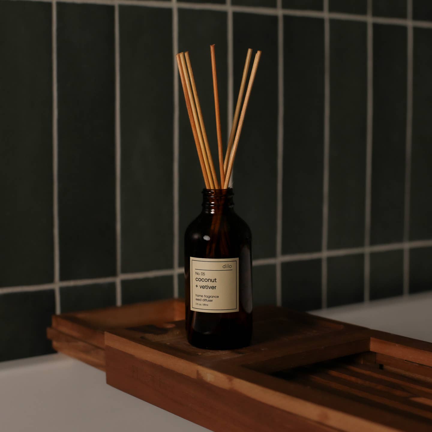 JTTP Products No. 05 Coconut + Vetiver Reed Diffuser
