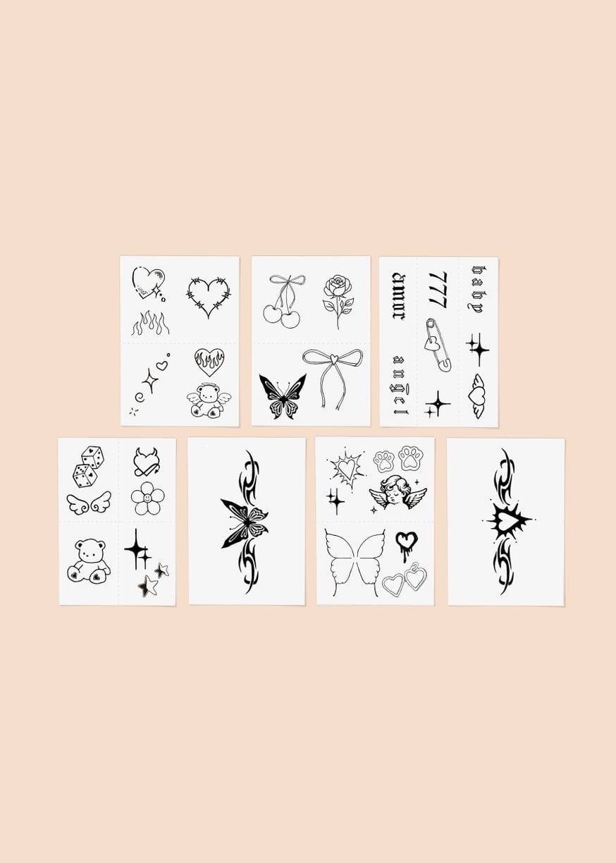 JTTP Products She's All That Temporary Tattoo Pack