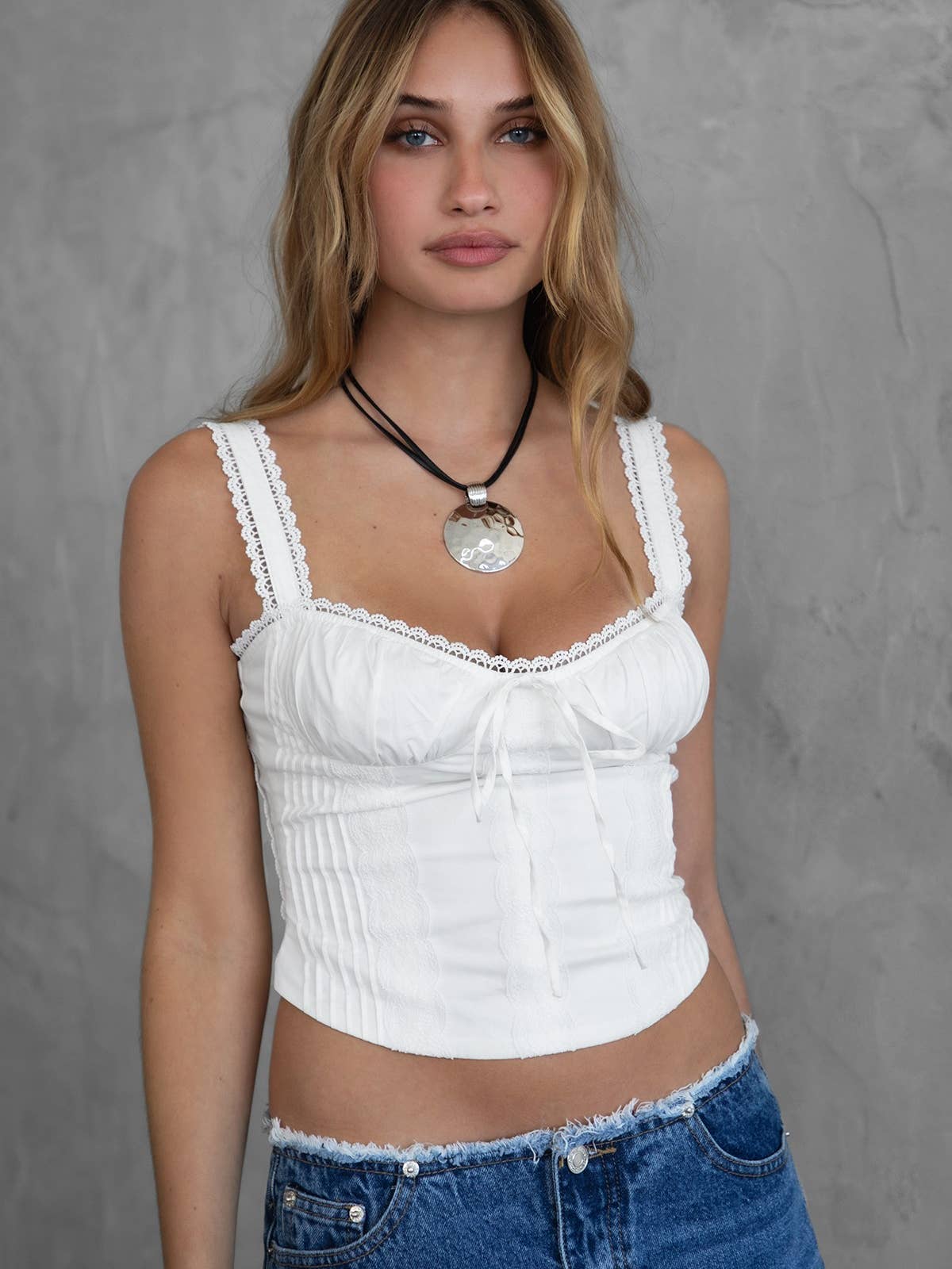 JTTP Products Western Lace Corset Top