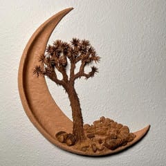 Linda Shrader Joshua Tree Forever Sculpture W-038 available in Joshua Tree at JT Trading Post