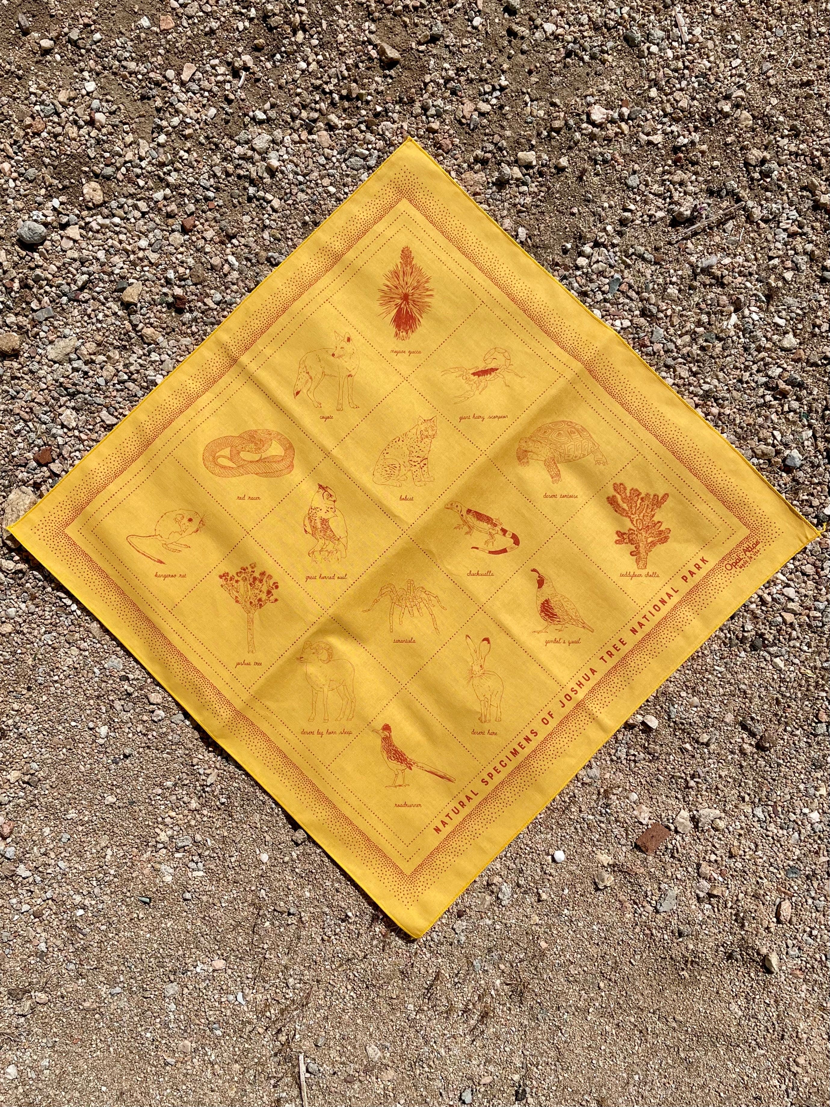 Opal Atlas Natural Specimens Bandana available in Joshua Tree at JT Trading Post