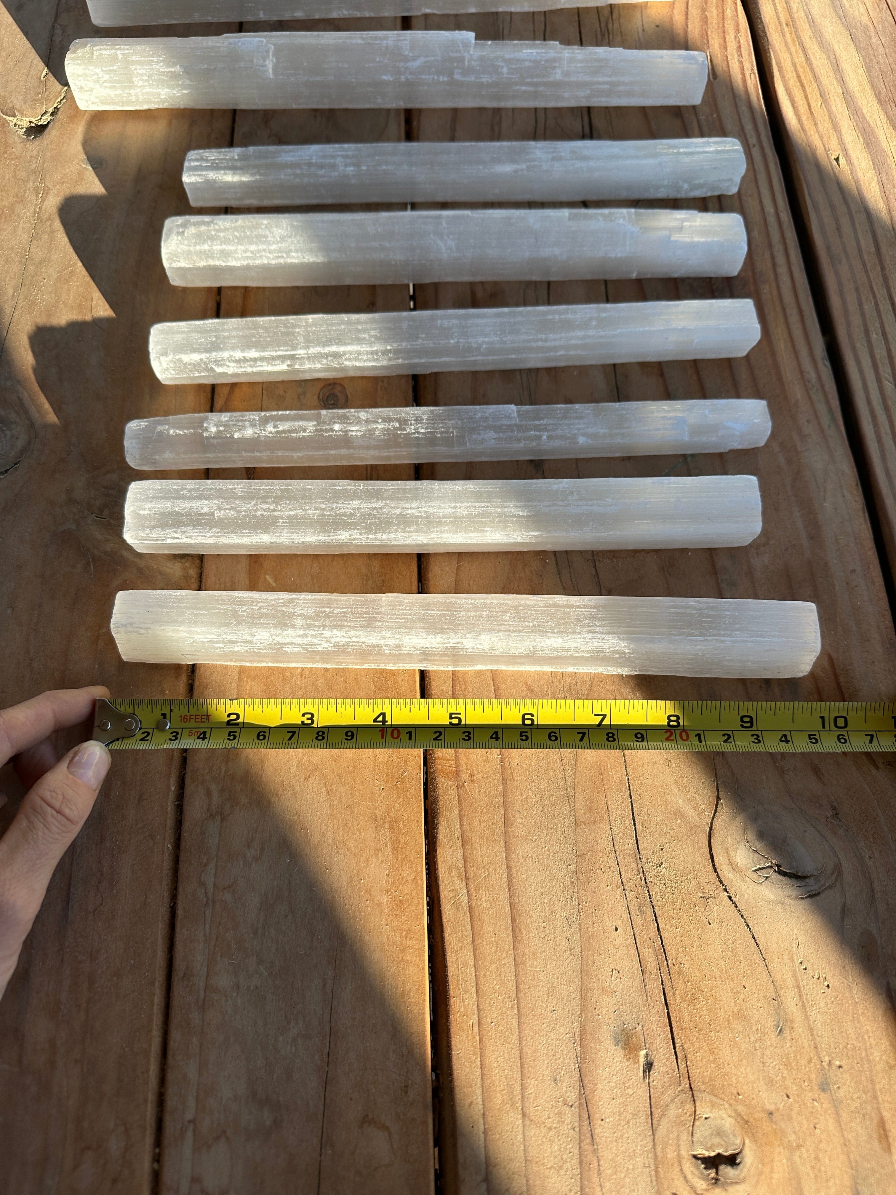 Peruvian Imports 10" Selenite Crystal