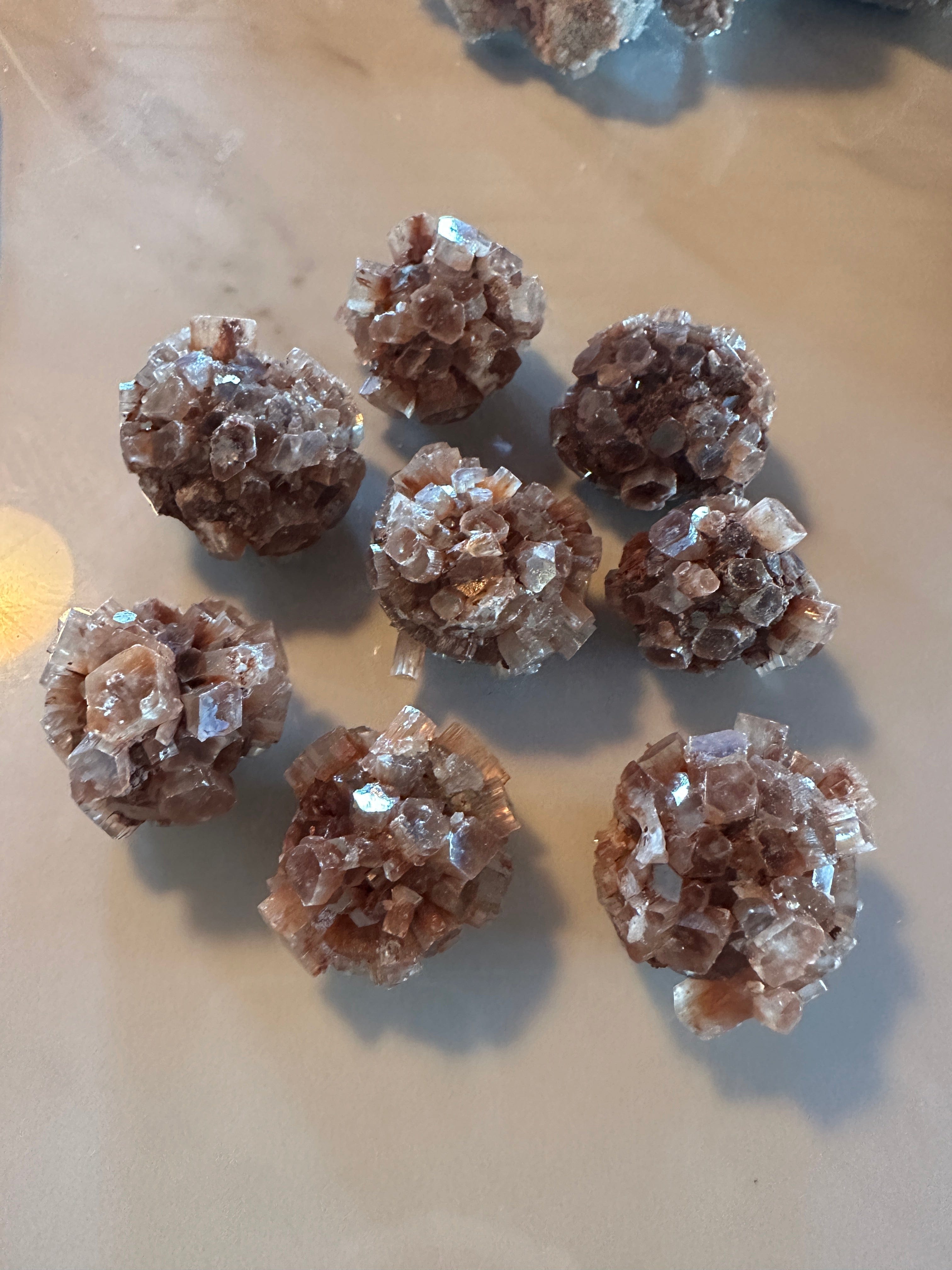 Peruvian Imports Aragonite Star Crystal Cluster - Small