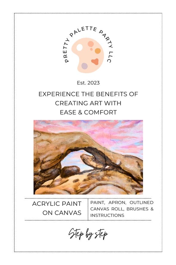 Pretty Palette Party Paint Kit - Sunset Arch