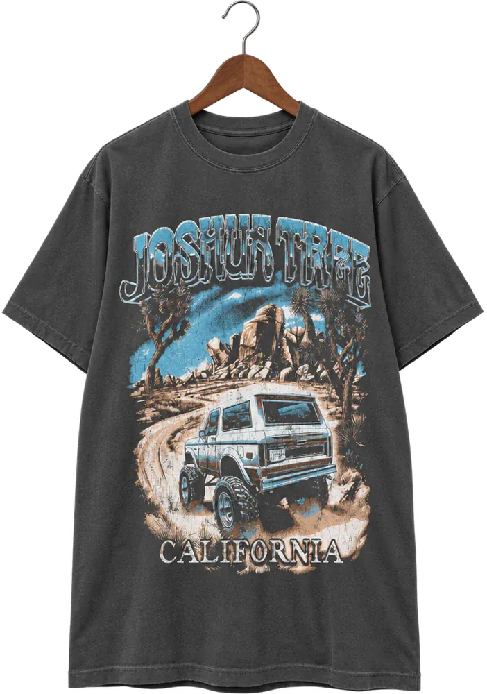 JTTP x Bronco Graphic T-Shirt - Limited Edition Desert Adventure Tee
