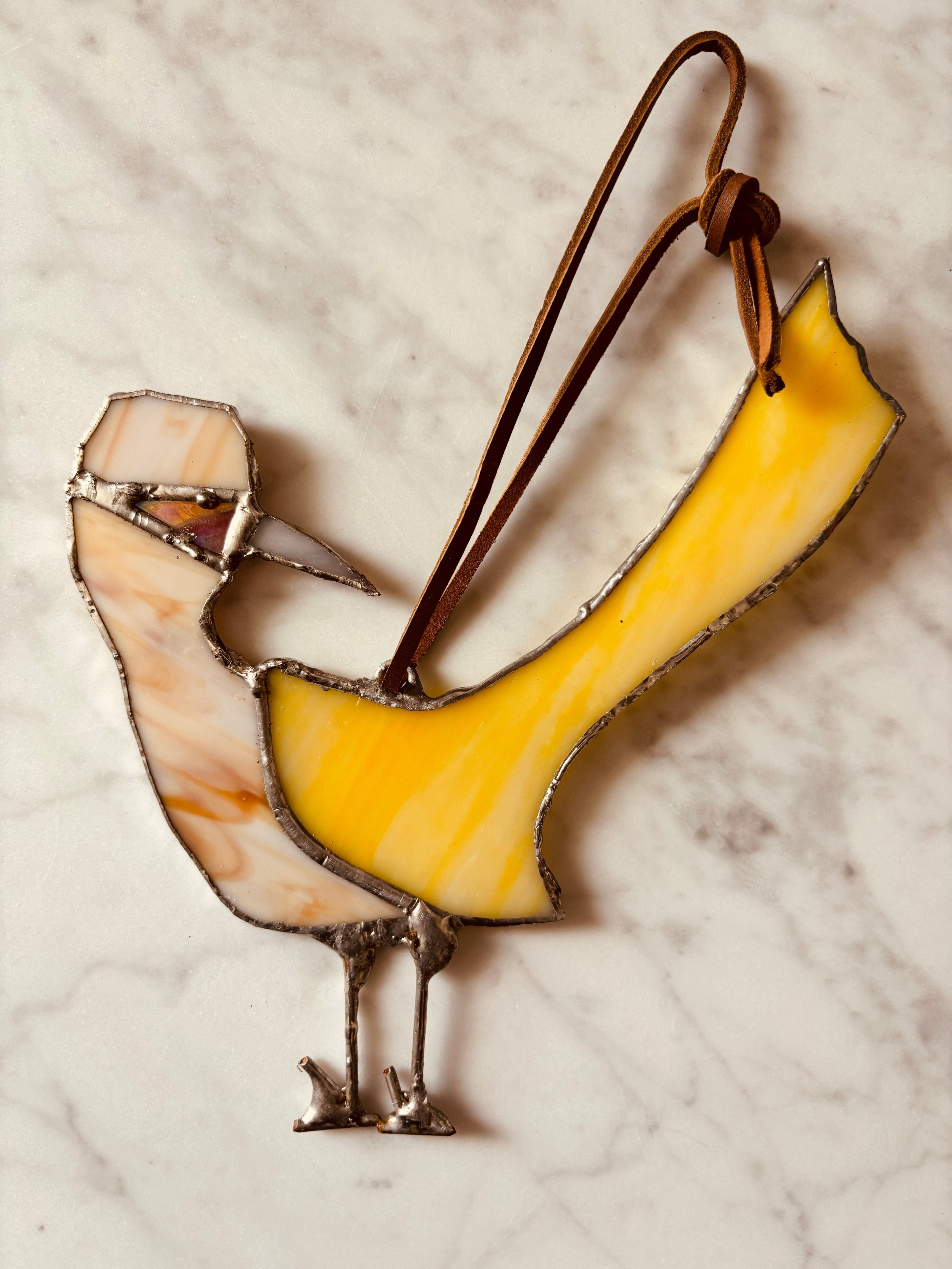 Rancho Relaxo Stained Glass Roadrunners