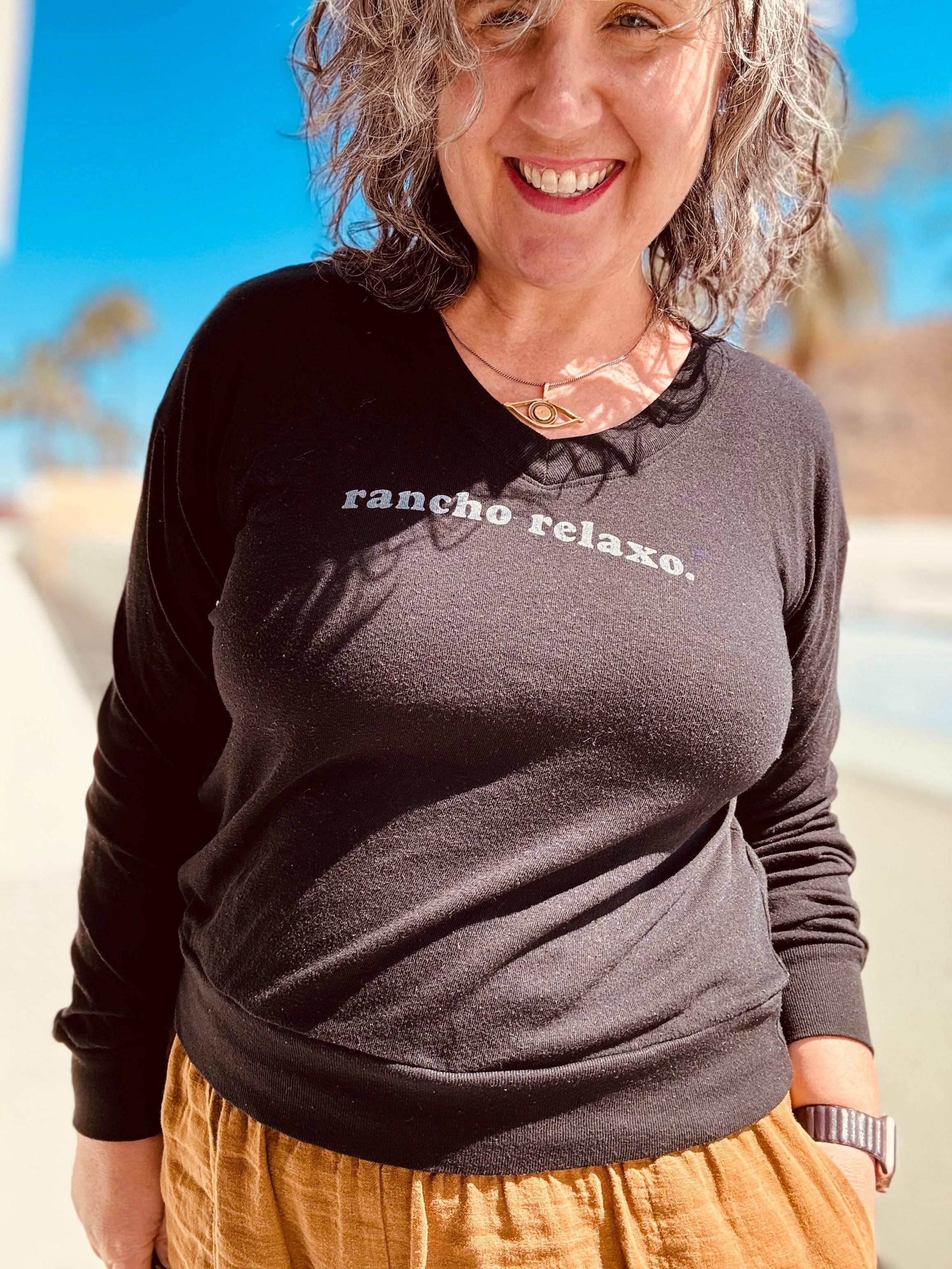 Rancho Relaxo Slouchy Pullover available in Joshua Tree at JT Trading Post