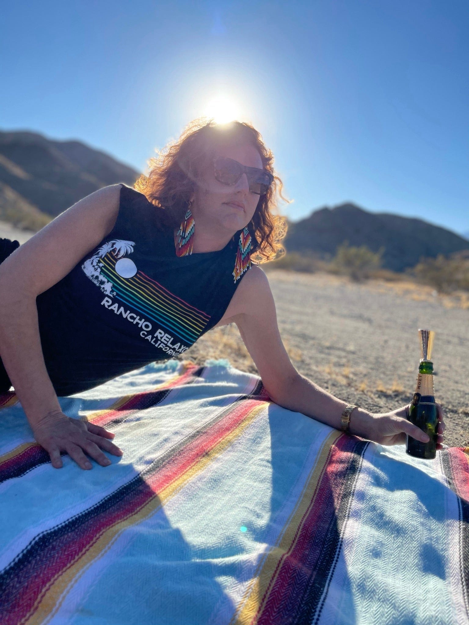 Rancho Relaxo Sunset Lines tee