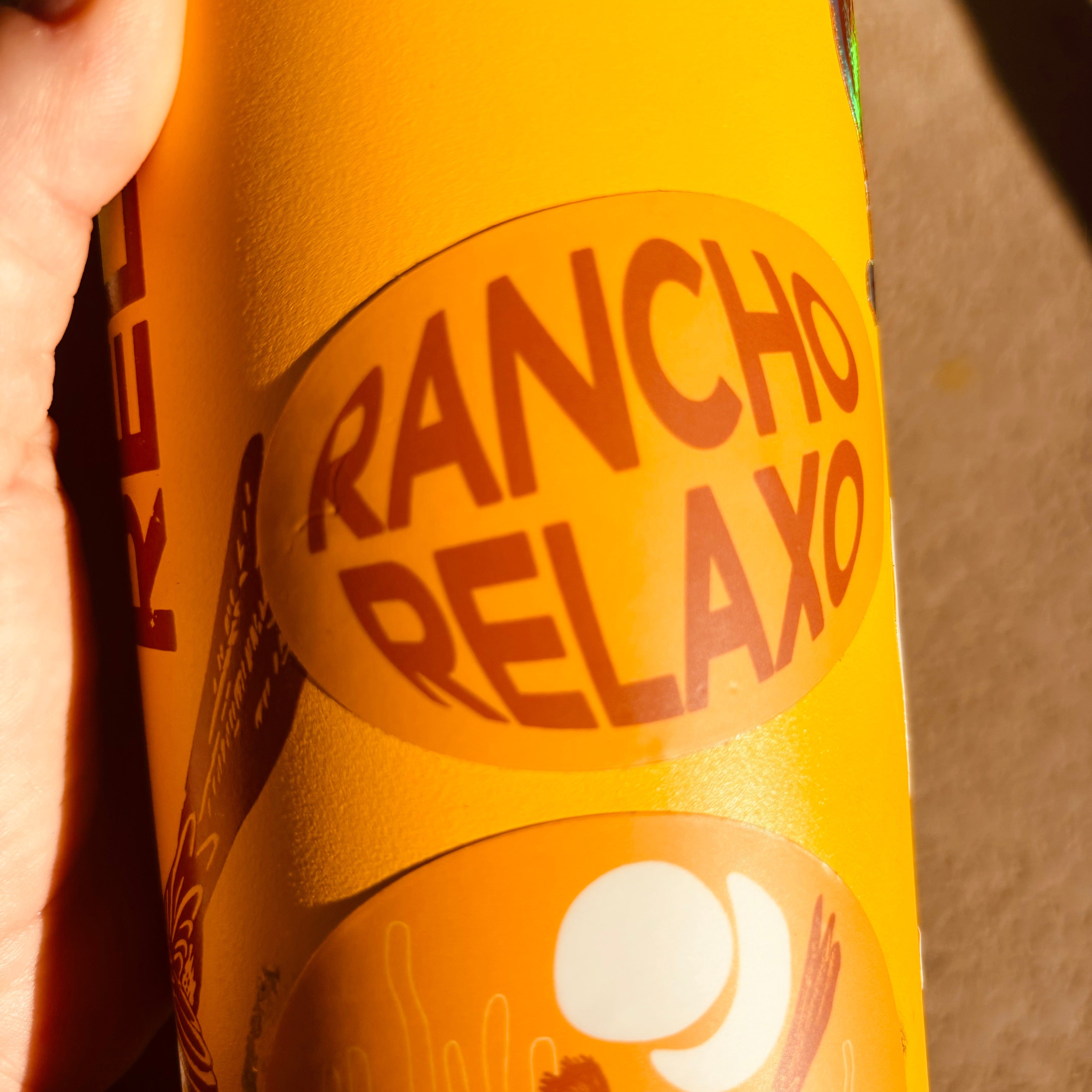 Rancho Relaxo Oval Sticker