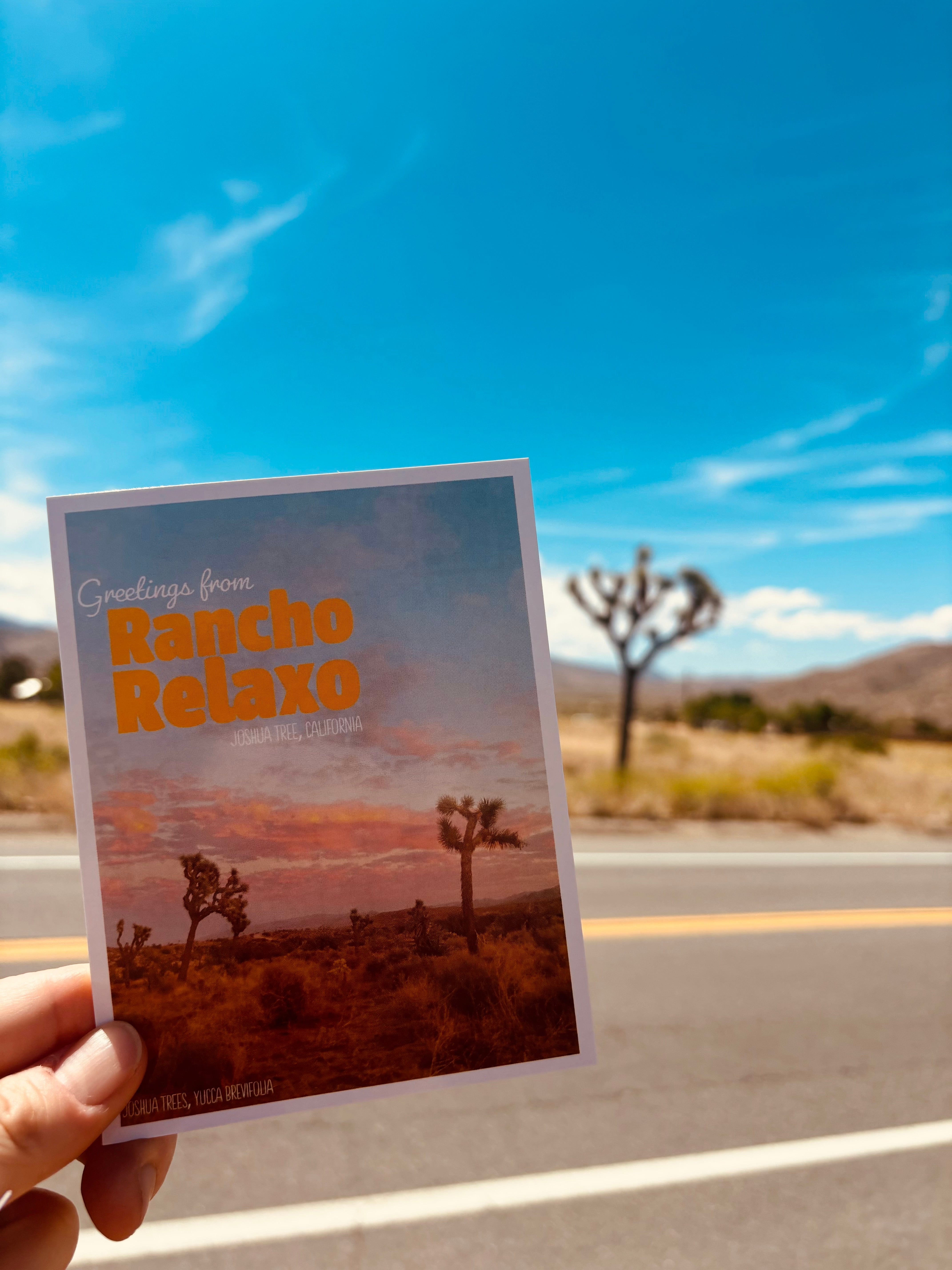 Rancho Relaxo Palm Springs I Love You Postcards