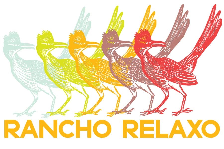 Rancho Relaxo Rainbow Roadrunners Magnet