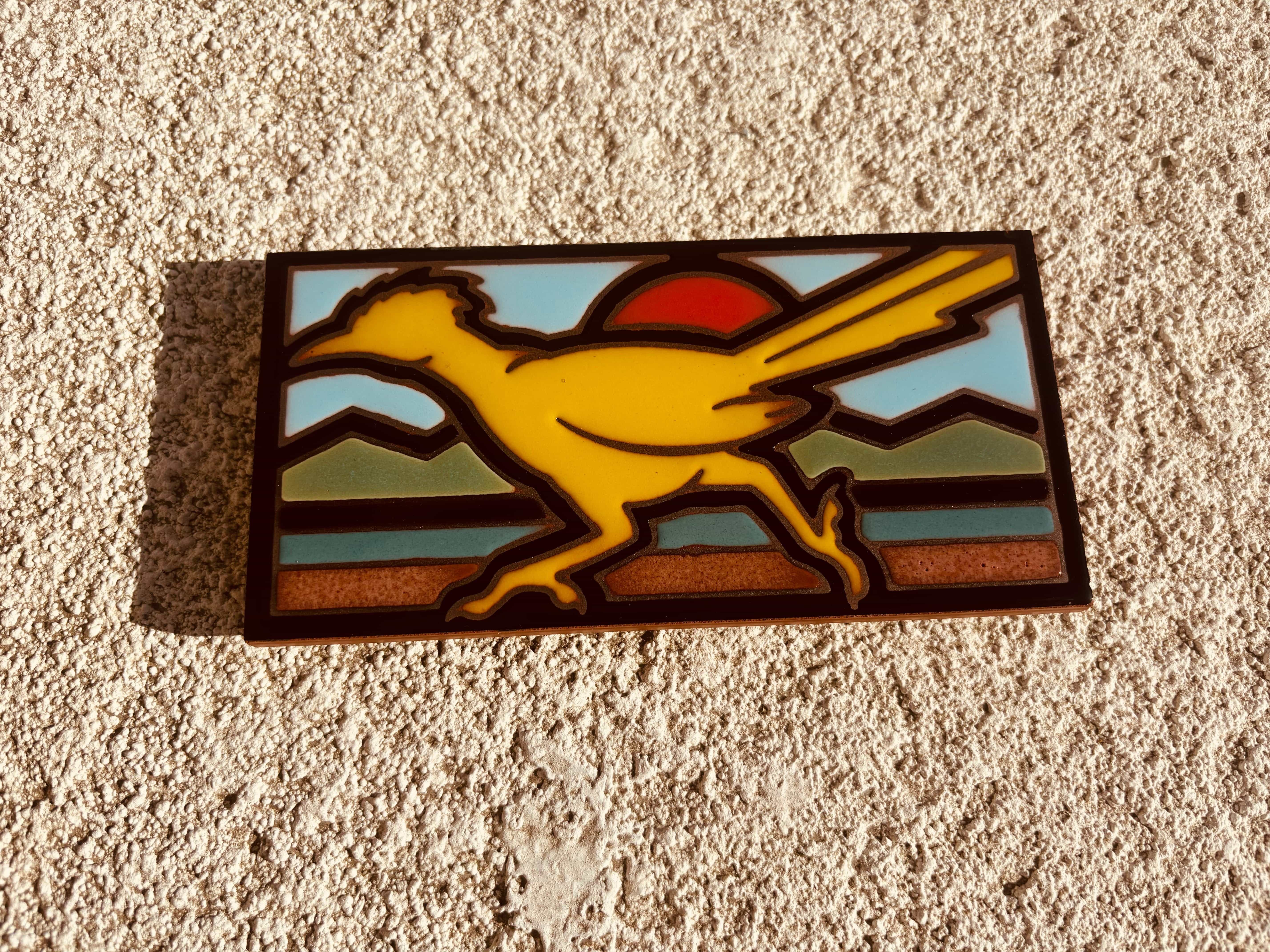 Rancho Relaxo Hand Glazed Art Tile Trivet