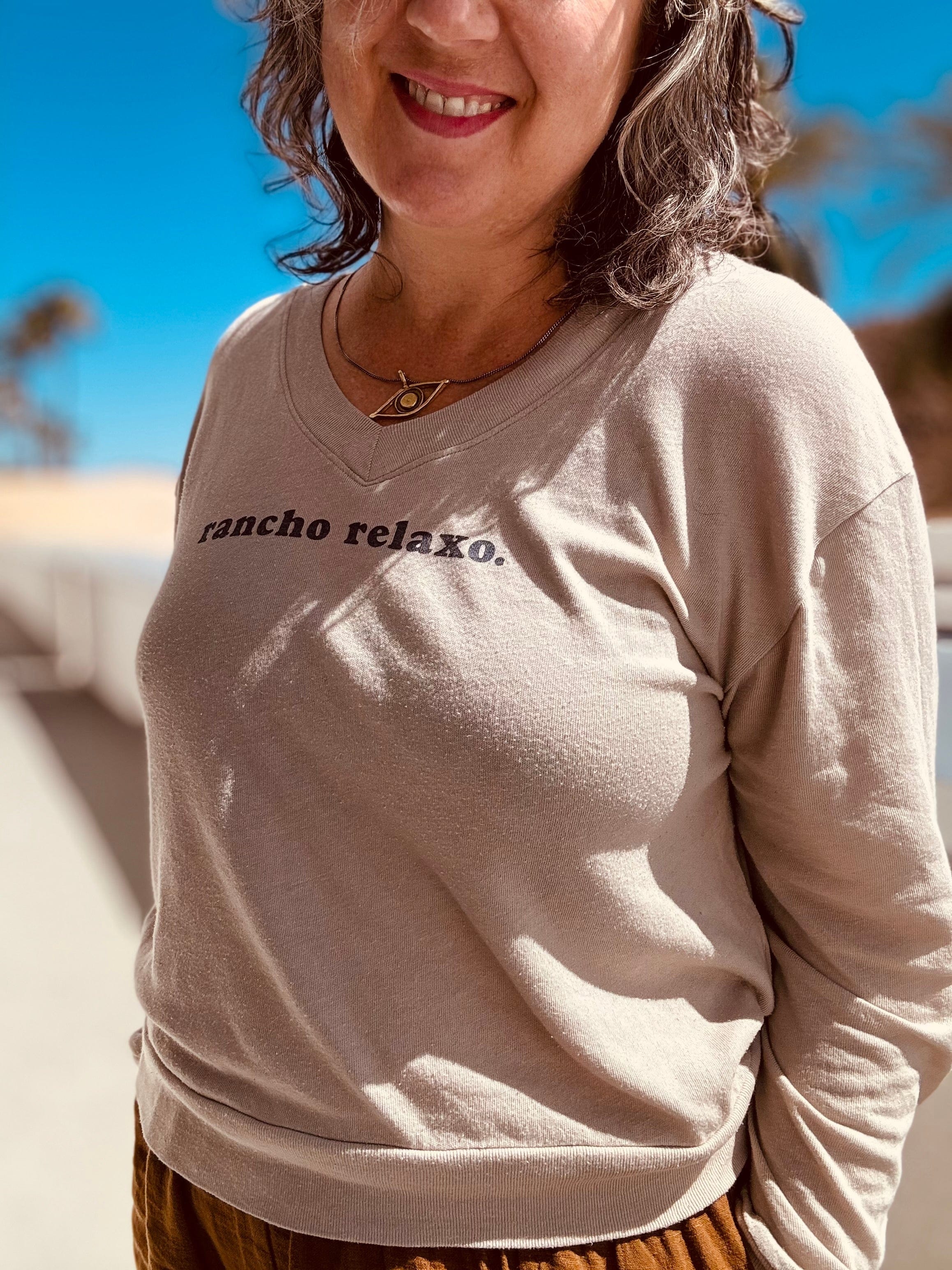Rancho Relaxo Slouchy Pullover available in Joshua Tree at JT Trading Post