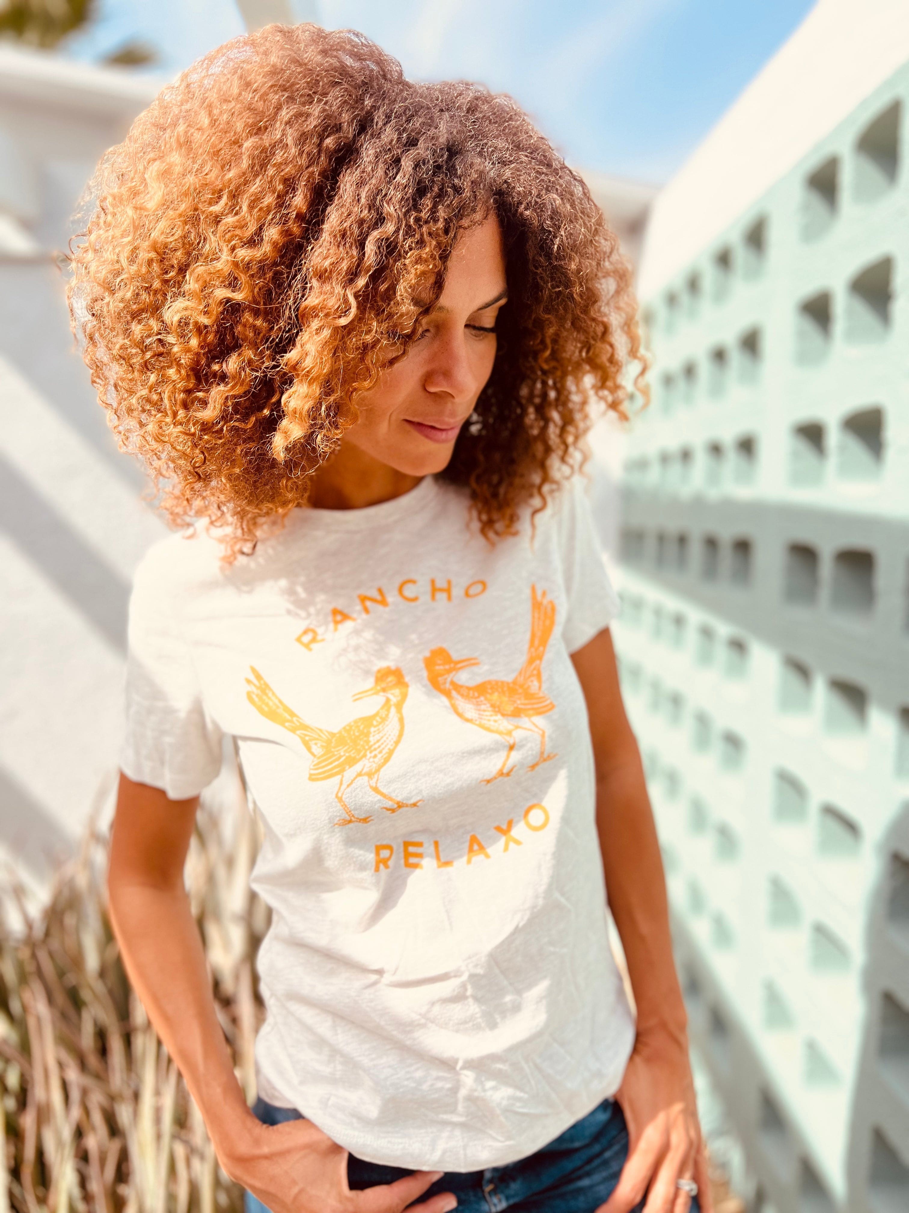 Rancho Relaxo Ladies OG Logo Crew Neck Tee