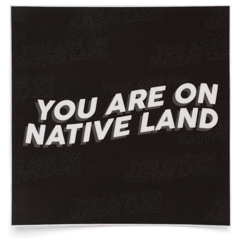 Red Raven Trading Co Native Land Sticker