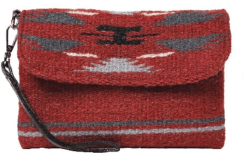 Red Raven Trading Co Wool Wristlet