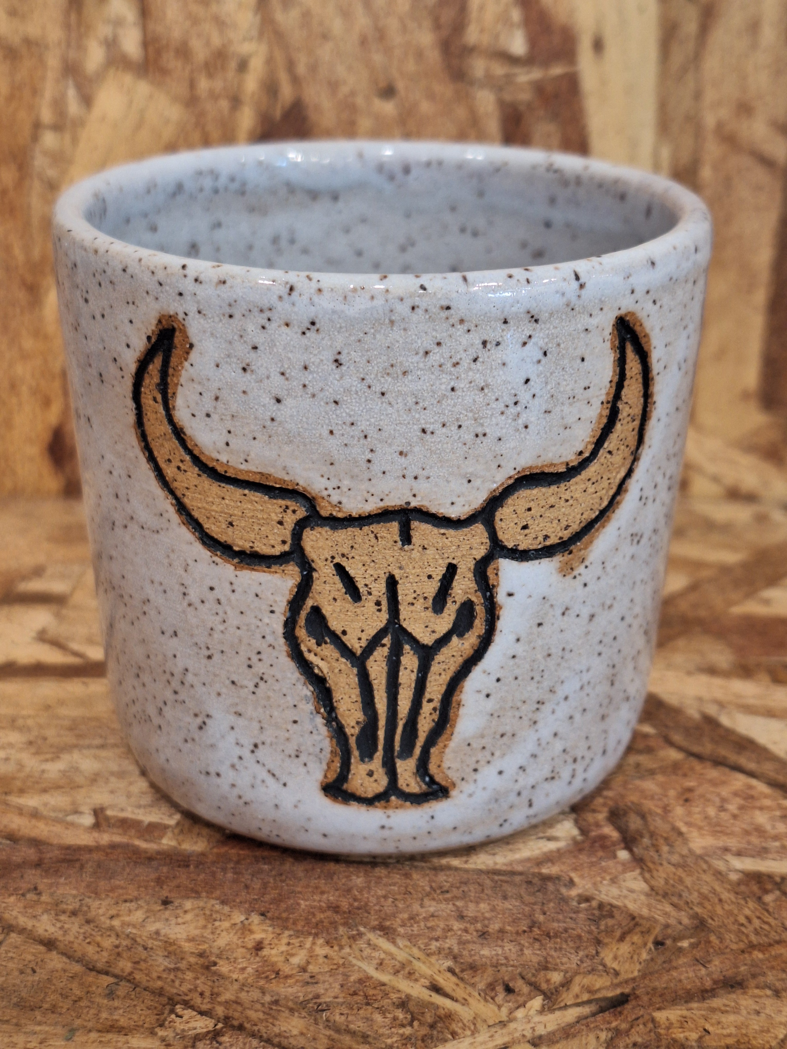 Cow Skull Tumbler