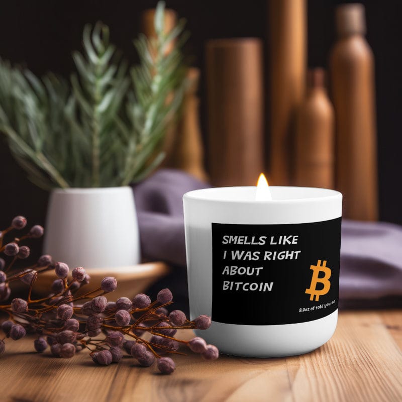 Roaming Travelers Bitcoin Candle (Told You So..)