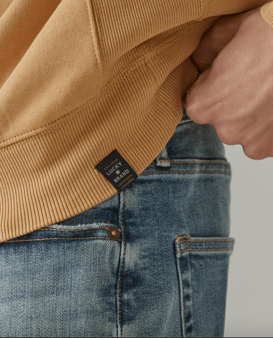 Roaming Travelers Sueded Terry Crew Neck