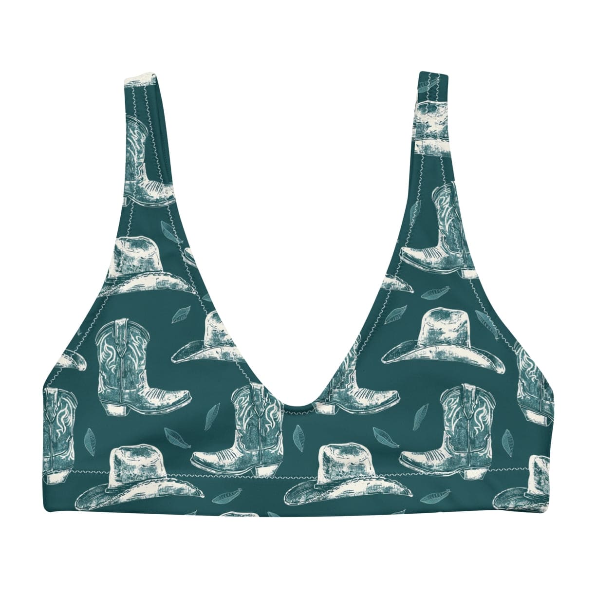 Roaming Travelers Cowboy Blues High Waisted Bikini