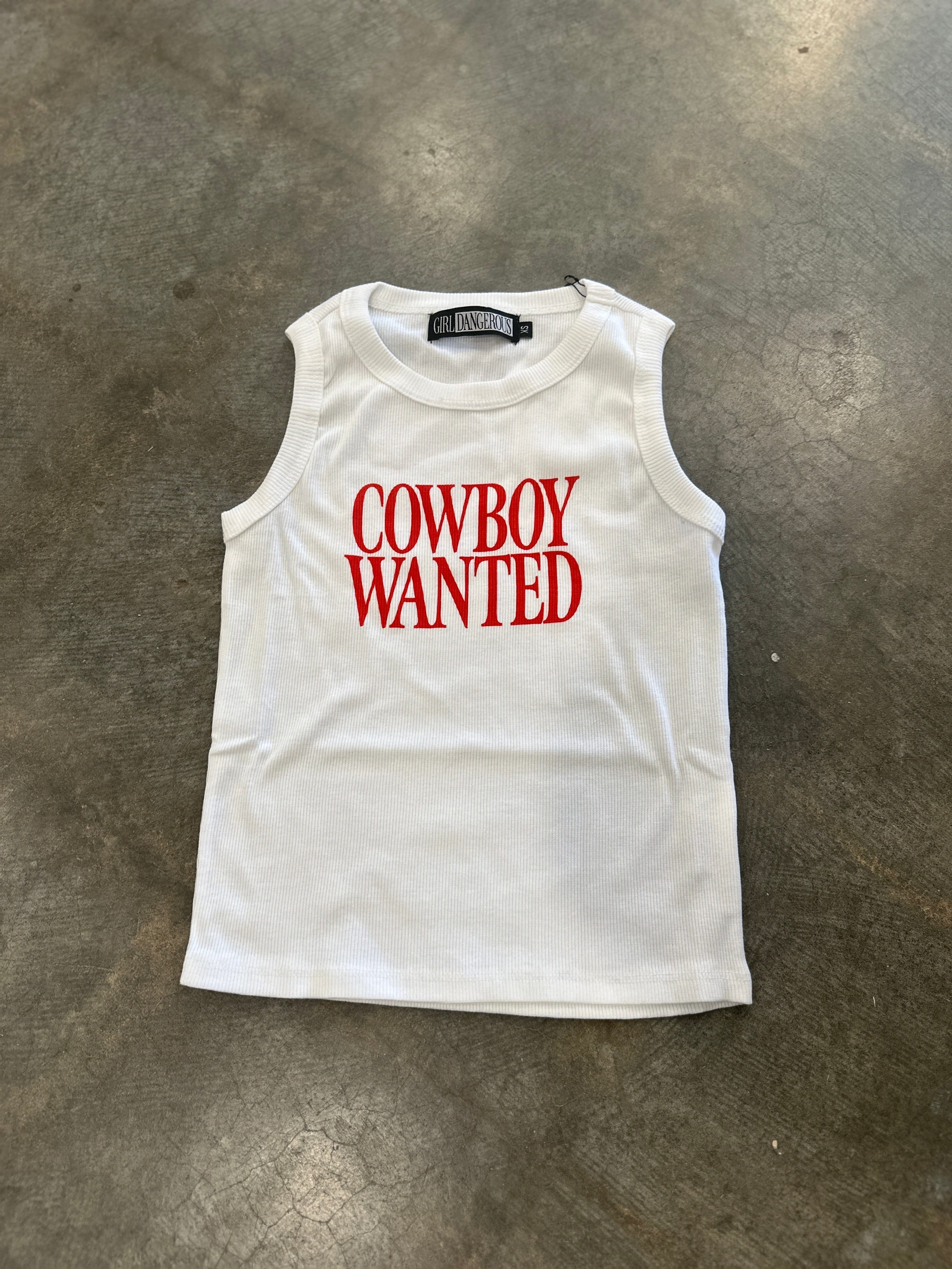 Roaming Travelers Cowboy Wanted Tank