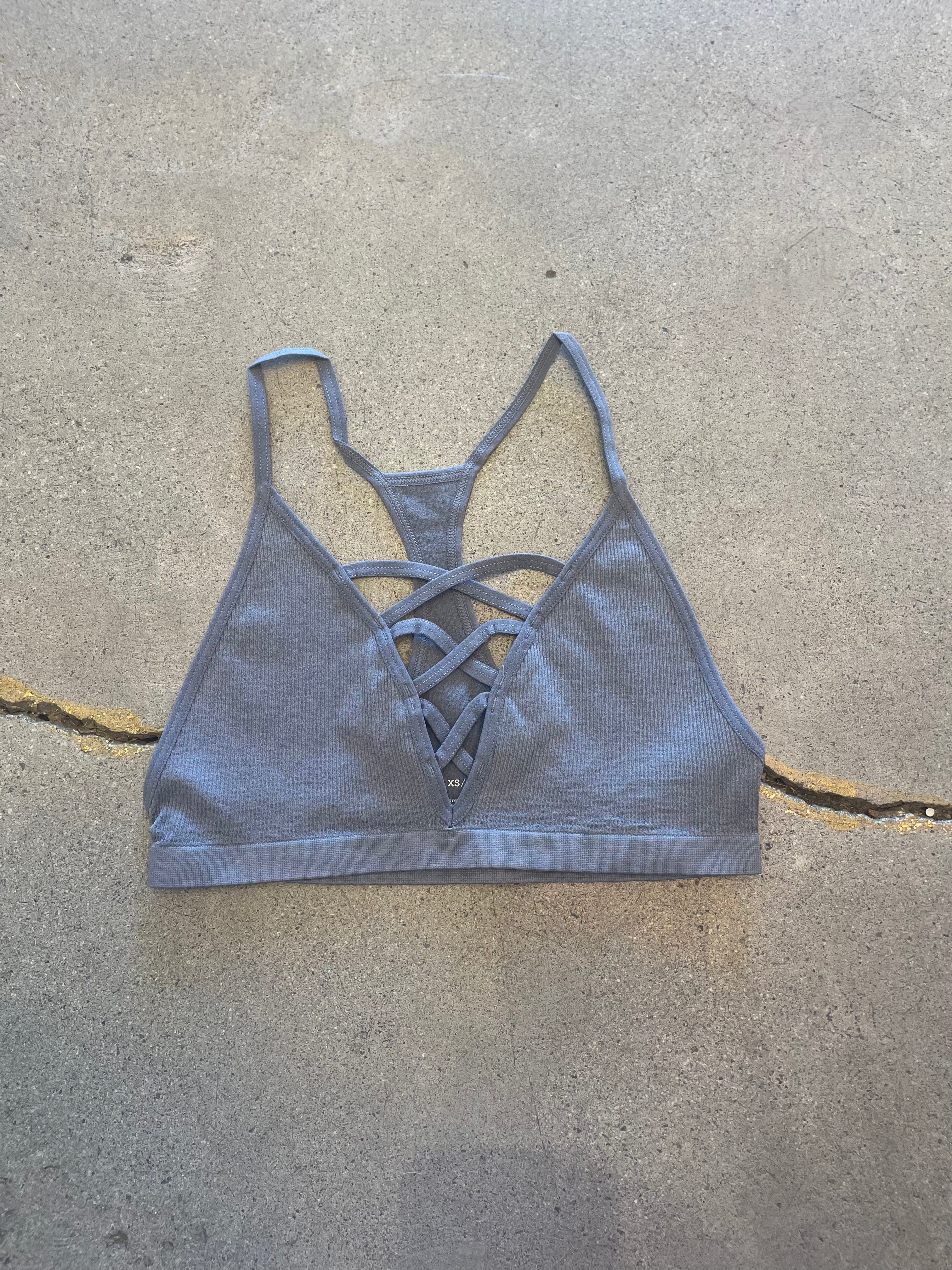 Roaming Travelers Ribbed Racer Back Bralette