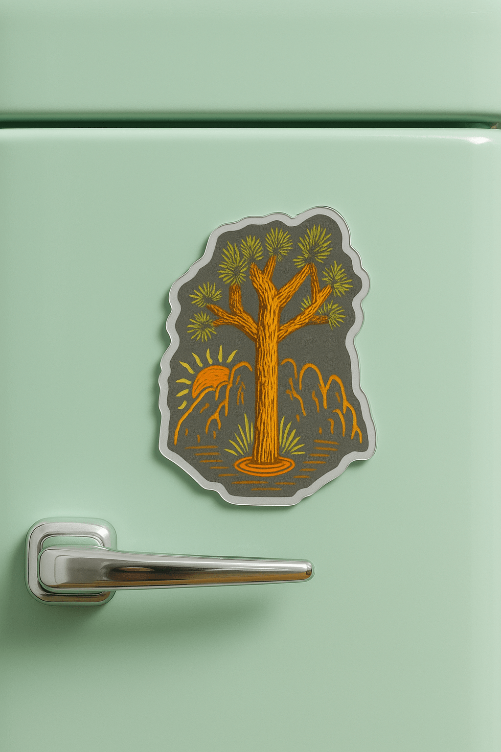 Roaming Travelers Joshua Tree Acrylic Magnet