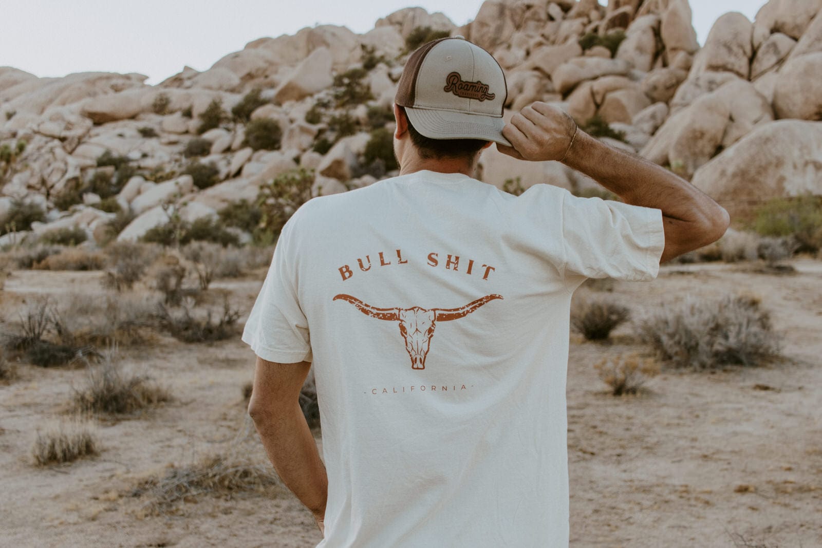 Roaming Travelers Longhorn Bull Shirt available in Joshua Tree at JT Trading Post