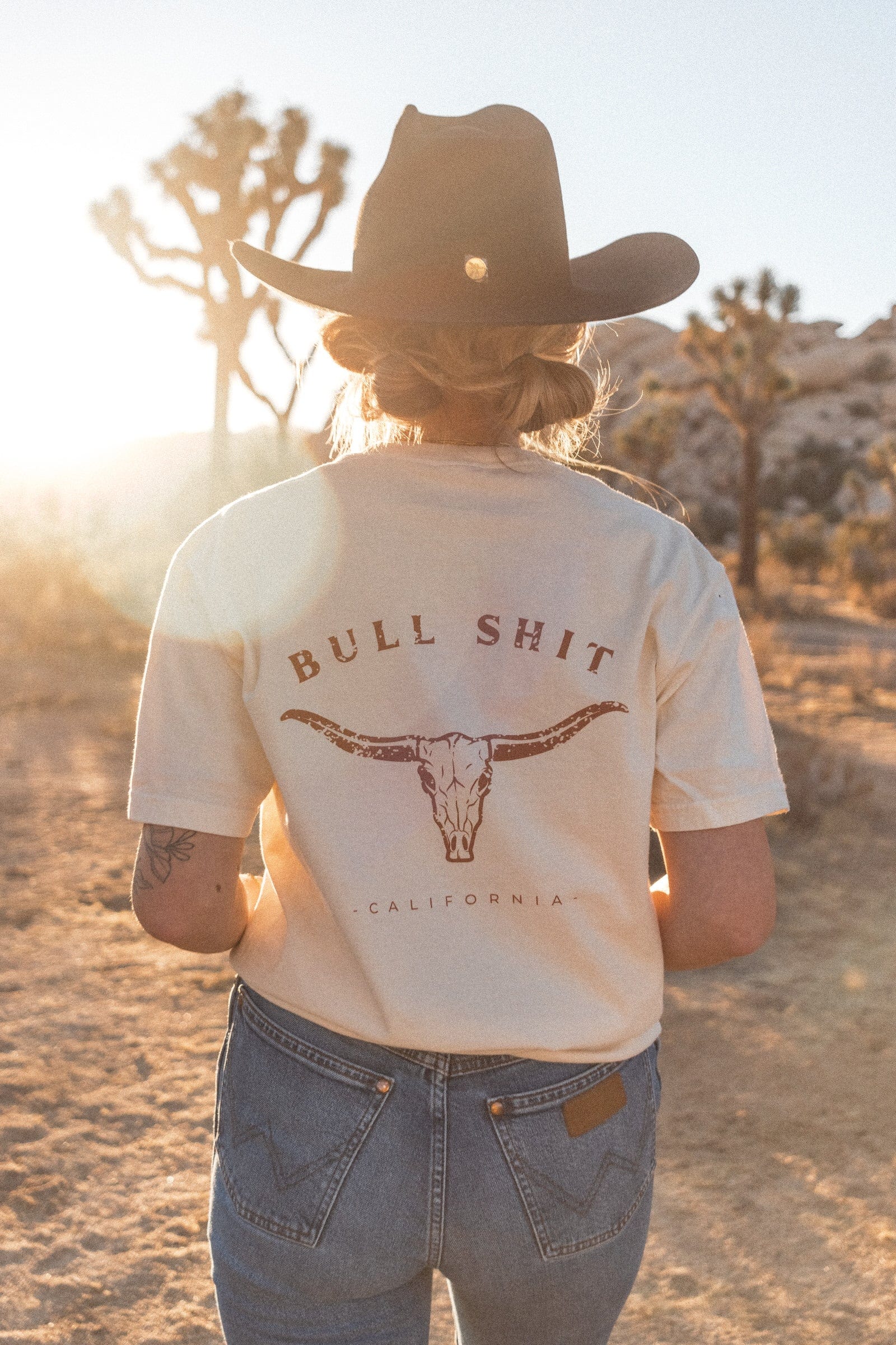 Roaming Travelers Longhorn Bull Shirt available in Joshua Tree at JT Trading Post
