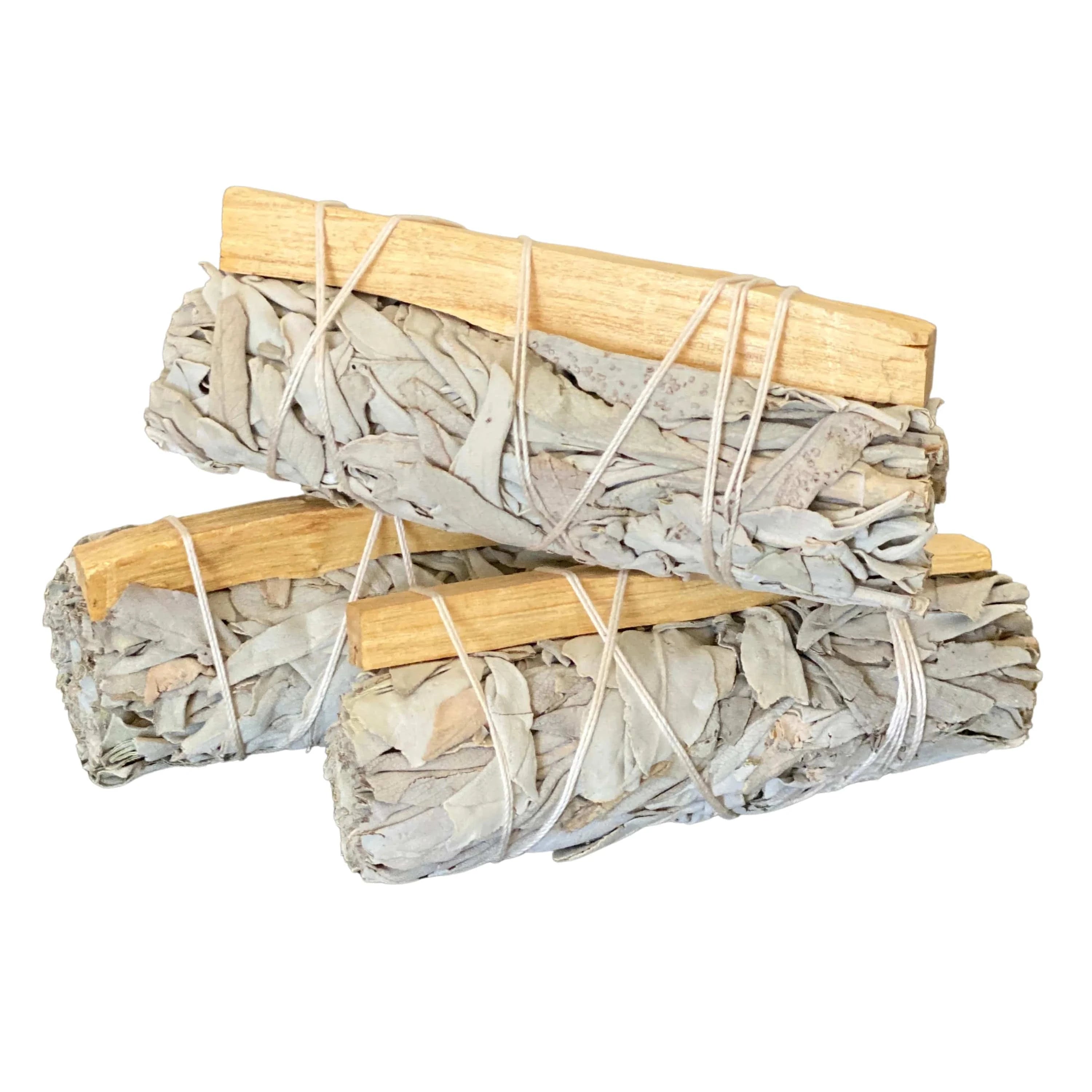 Roaming Travelers White Sage Smudge Sticks with Palo Santo available in Joshua Tree at JT Trading Post