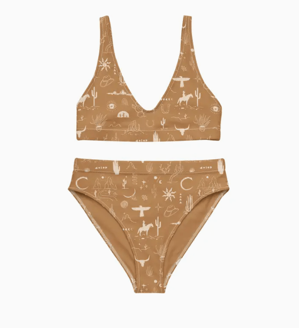 Roaming Travelers Willow High Waisted Bikini available in Joshua Tree at JT Trading Post
