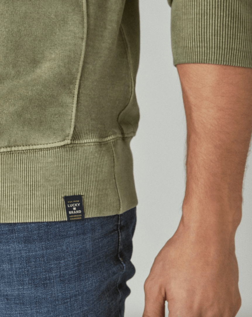Roaming Travelers Sueded Terry Crew Neck
